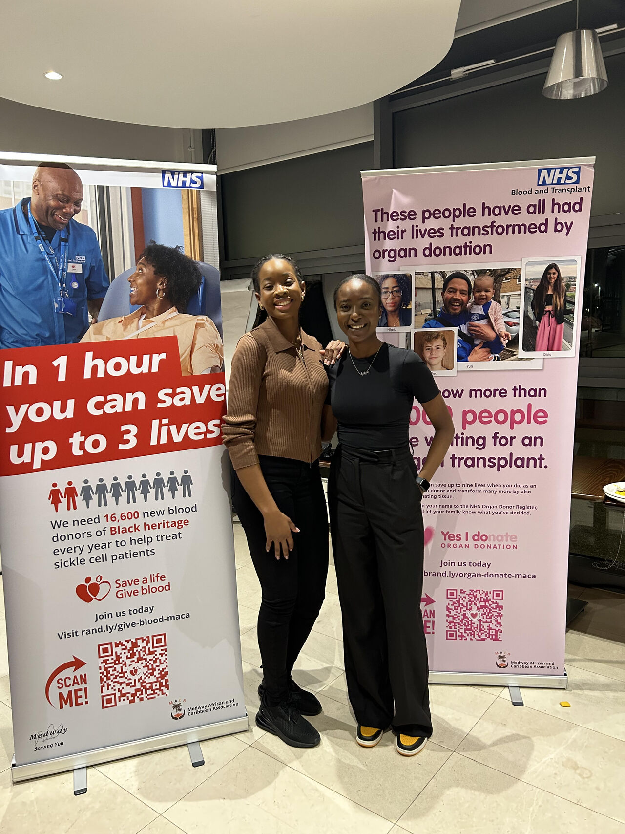 Community outreach at health awareness event